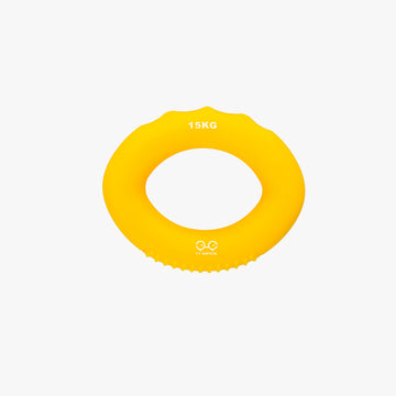 Packshot of Climbing Ring Yellow, 15kg resistance, from YY Vertical