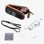 Photo packshot of belay glasses Classic Saphir YY Vertical, case, cloth, spare parts and cord