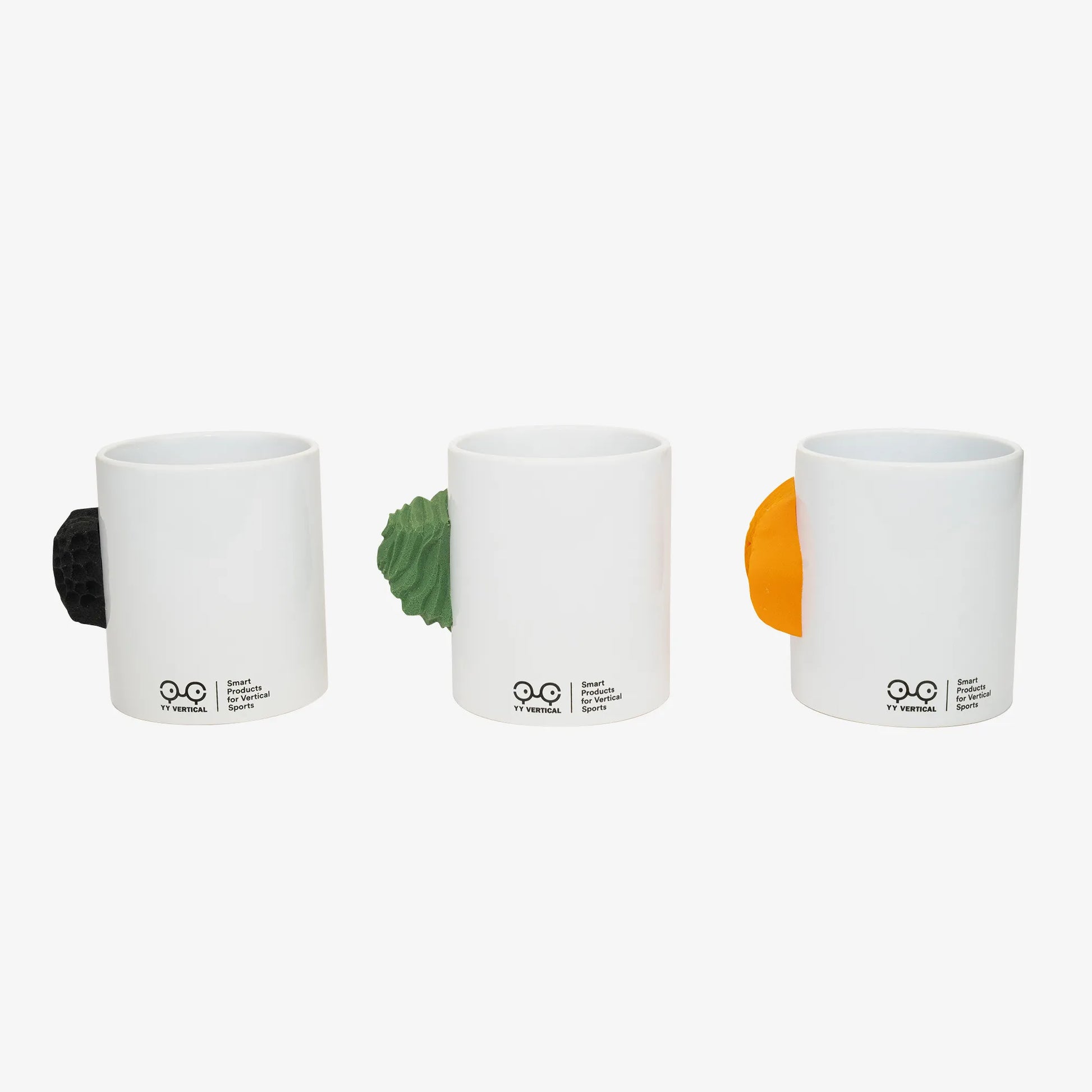 Packshot Foto von Climbing Mug Schwarz, Grün und Orange YY Vertical