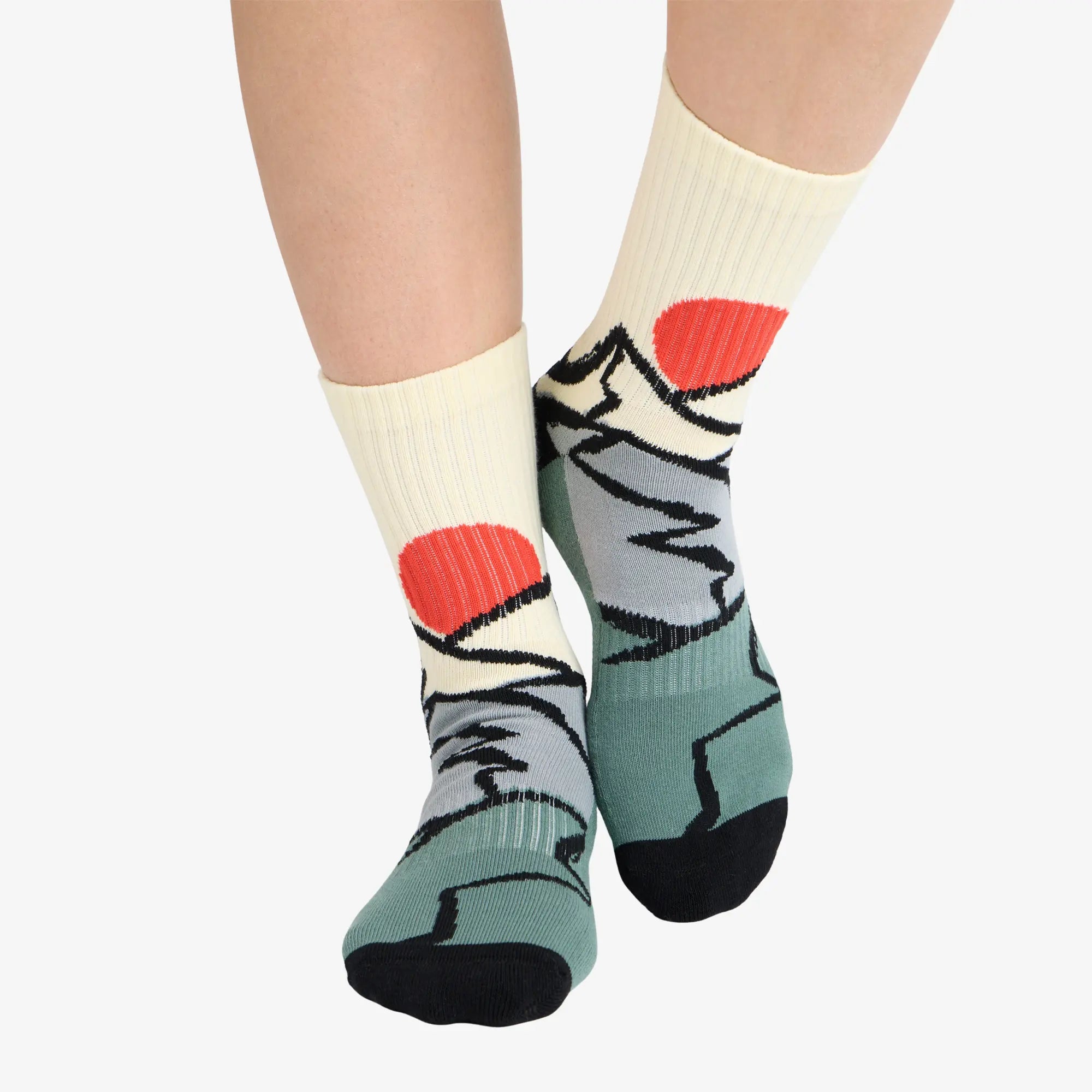 Chaussettes Hautes Rock 'N Roll Motif Tête De Mort - Taille Unique Pour Ados Et Adultes - 7