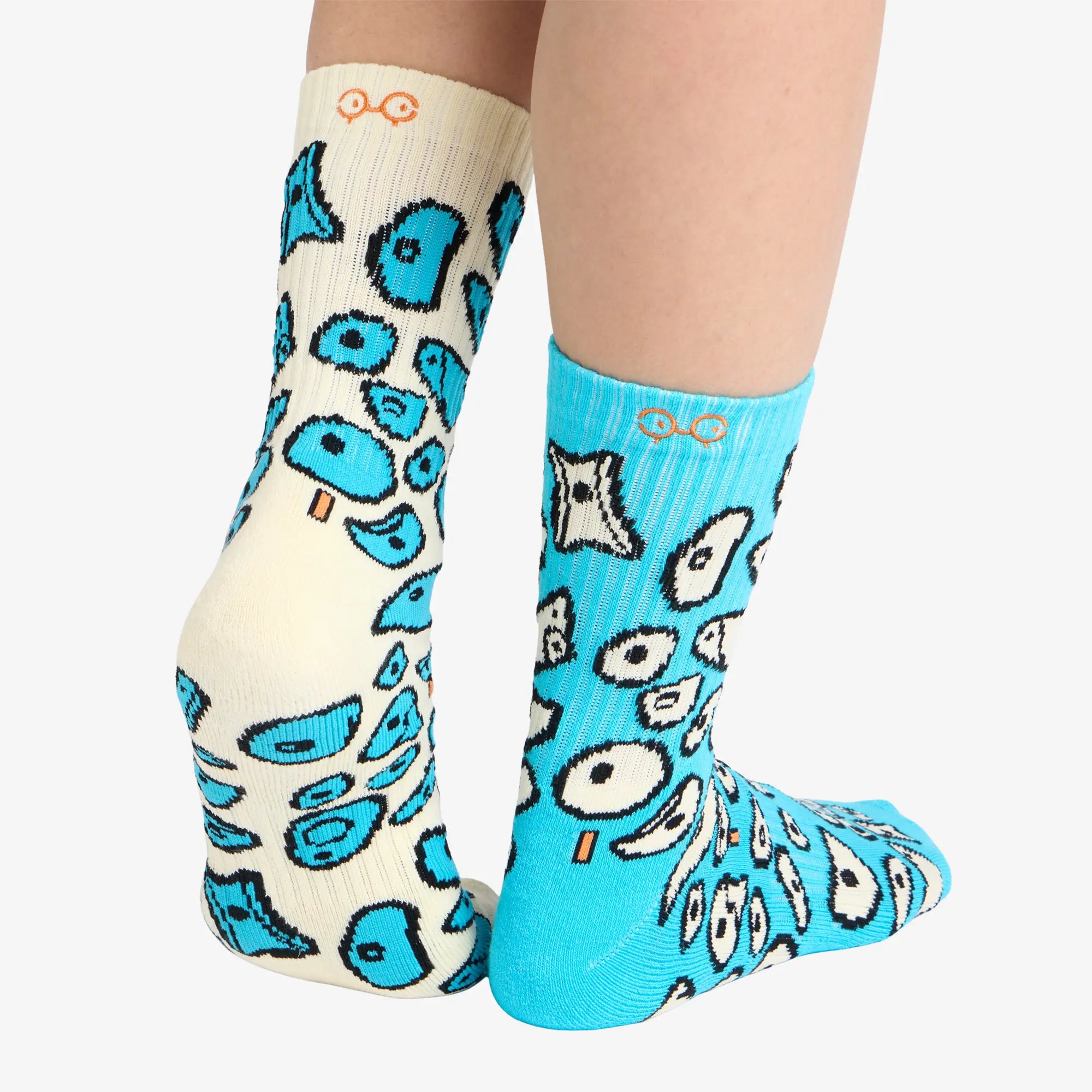 Chaussettes Hautes Rock 'N Roll Motif Tête De Mort - Taille Unique Pour Ados Et Adultes - 13