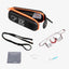 Photo packshot des lunettes d'assurage Classic Bordeaux YY Vertical, de leur étui, chiffon, pièces de rechange et cordon