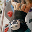 Using the Mouton chalk bag for indoor route climbing