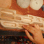 wooden climbing beam climbing training