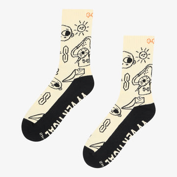 Climber Doodle Socken