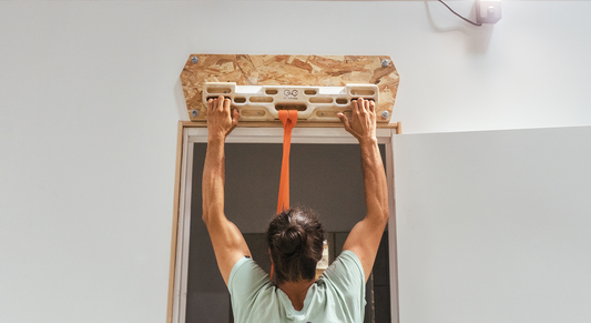 How to install a climbing hangboard on drywall: tutorial