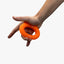 Packshot of the Climbing Ring Orange warm-up accessory, 30kg resistance, from YY Vertical