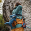 Using the Requin chalk bag for outdoor route climbing