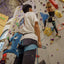 Using the Requin chalk bag for indoor route climbing